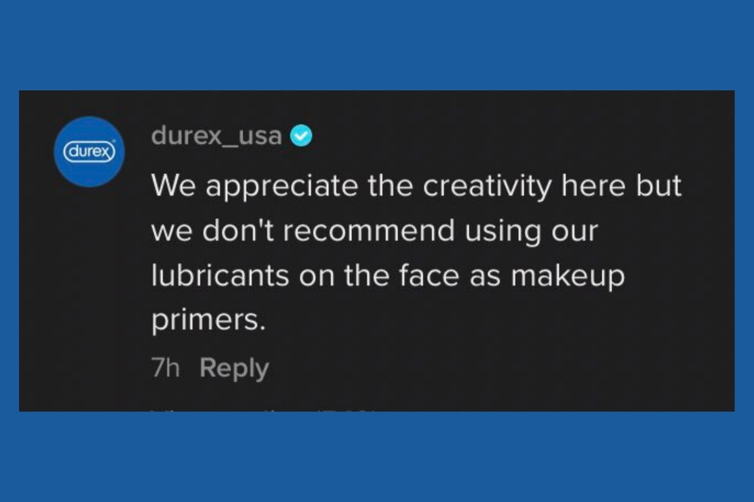 El comunicado de Durex vía Twitter / TWITTER DE DUREX