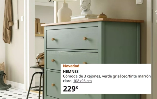 HEMNES Cómoda de 3 cajones/ IKEA HEMNES Cómoda de 3 cajones/ IKEA