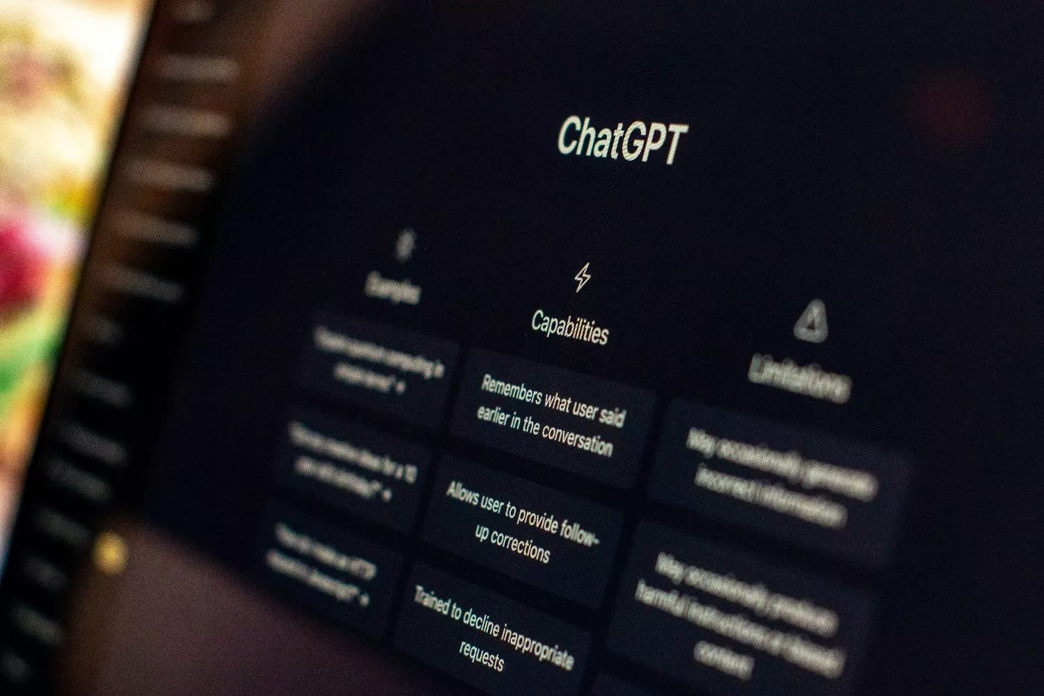Una pantalla con ChatGPT abierto / UNSPLASH Una pantalla con ChatGPT abierto / UNSPLASH