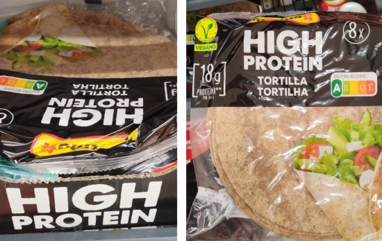 Hight Protein Tortillas/ LIDL Hight Protein Tortillas/ LIDL