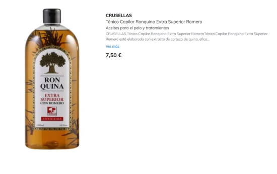 Tónico Capilar Ronquina Extra Superior Romero/ PRIMOR Tónico Capilar Ronquina Extra Superior Romero/ PRIMOR