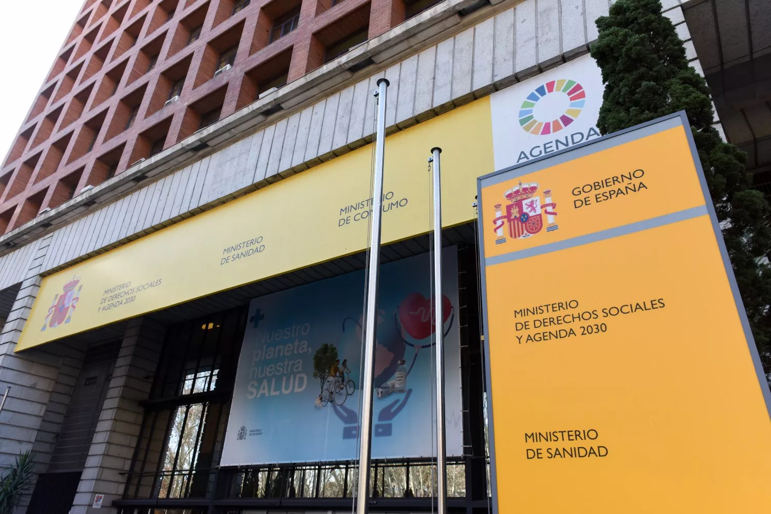 Fachada de la sede del Ministerio de Sanidad / Gustavo Valiente - EP Fachada de la sede del Ministerio de Sanidad / Gustavo Valiente - EP