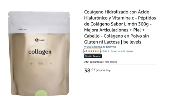 Colágeno soluble/ AMAZON Colágeno soluble/ AMAZON