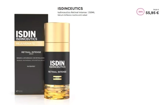 Sérum de retinal ISDIN/ DRUNI 