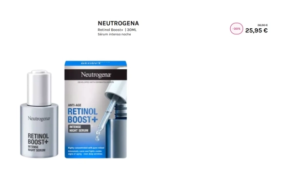 Retinol noche Neutrogena/ DRUNI
