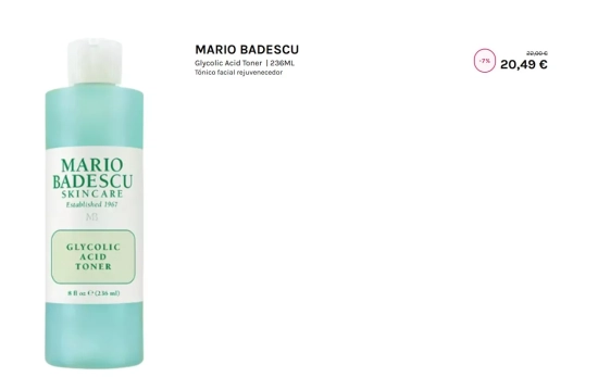 Glycolic Acid Toner Mario Badescu/ DRUNI