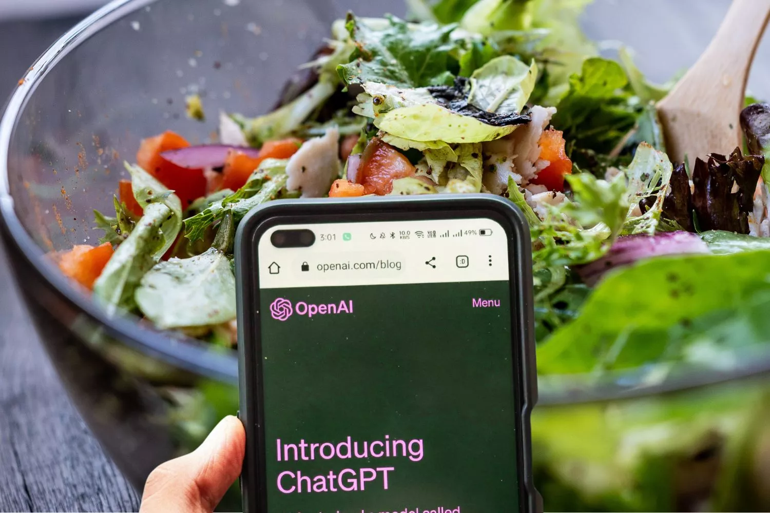 La ensalada más saludable según la IA / Montaje Consumidor Global        