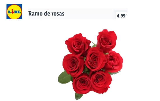Ramos de rosas/ LIDL  Ramos de rosas/ LIDL
