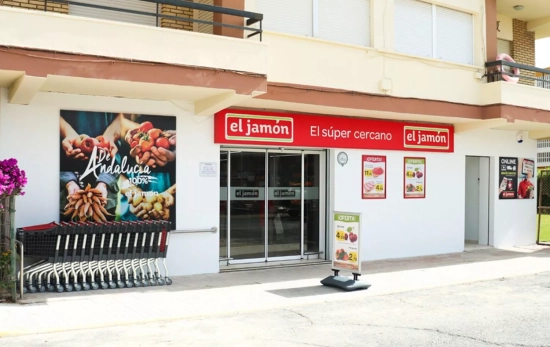 La fachada de un establecimiento / SUPERMERCADOS EL JAMON La fachada de un establecimiento / SUPERMERCADOS EL JAMON