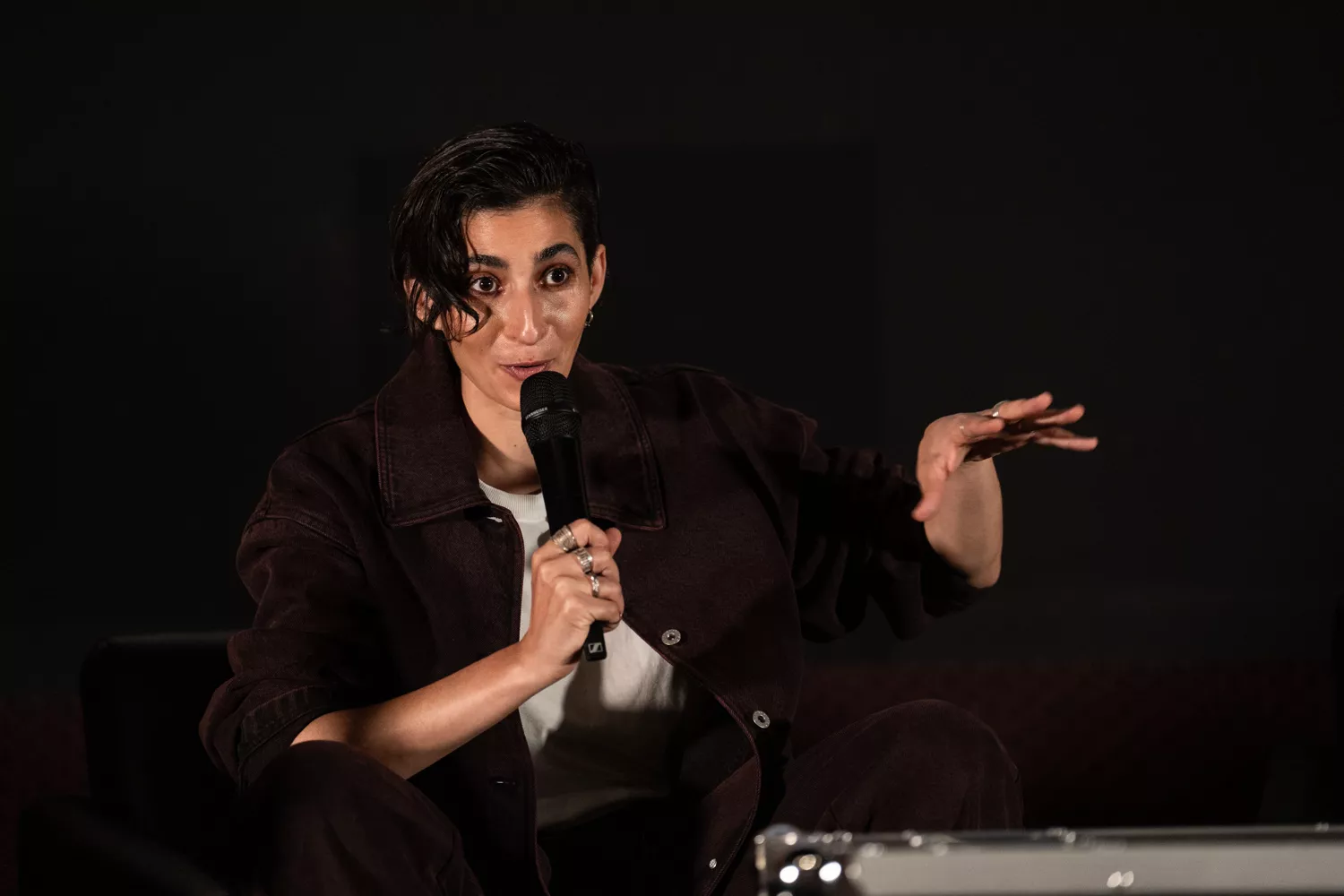 Alba Flores durante la presentación de 'Flores para Antonio' en el Festival In-Edit / ÒSCAR GIL COY Alba Flores durante la presentación de 'Flores para Antonio' en el Festival In-Edit / ÒSCAR GIL COY