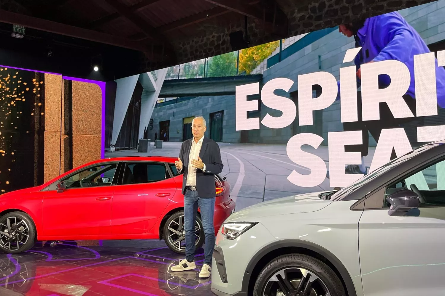 El ceo de Seat y Cupra, Markus Haupt, durante la presentación de los nuevos Seat Ibiza y Arona en Ib