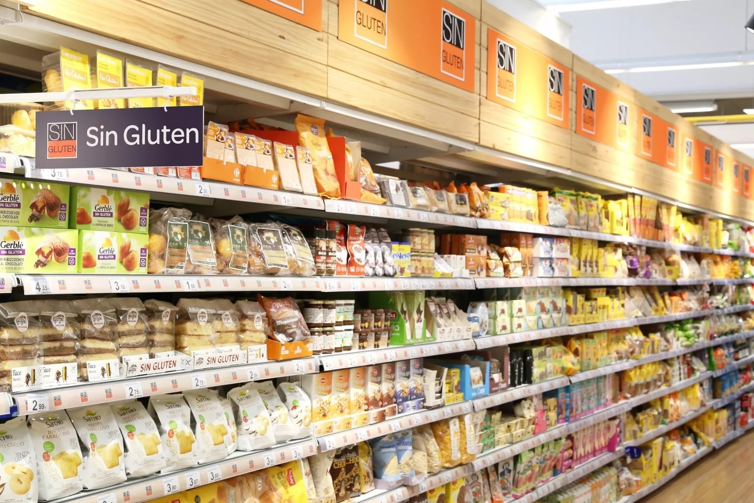 Lineal de productos de Carrefour   EP