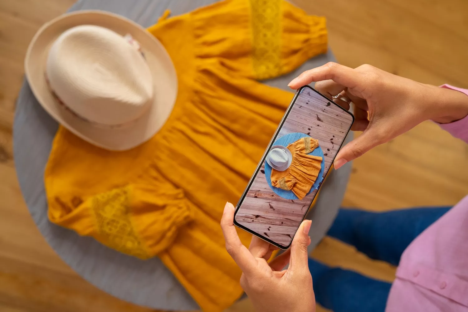 Una chica usa una de las aplicaciones de moda más utilizadas   FREEPIK