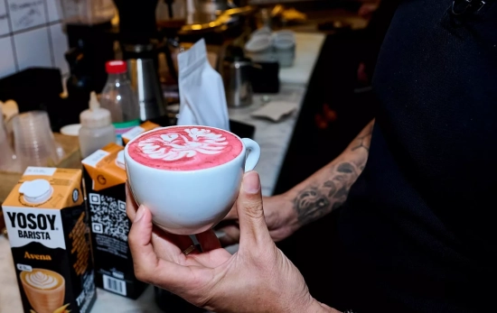 Un café con 'latte art' / CEDIDA