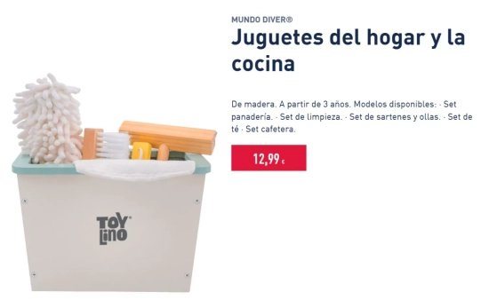Juguetes de cocina/ ALDI