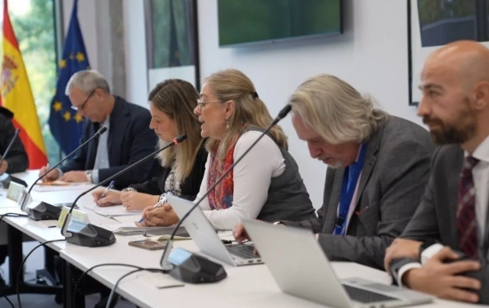 La secretaria de Estado de Función Pública, Consuelo Sánchez Naranjo, durante la reunión con CCOO, U La secretaria de Estado de Función Pública, Consuelo Sánchez Naranjo, durante la reunión con CCOO, U