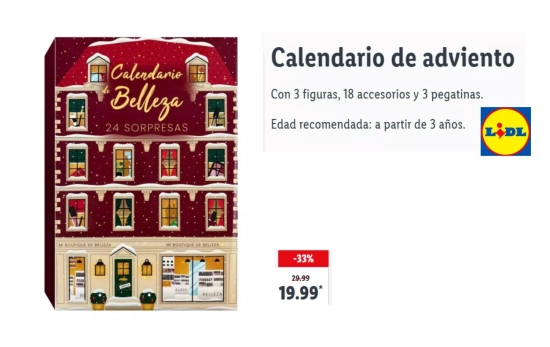 Calendario de Adviento/ LIDL Calendario de Adviento/ LIDL