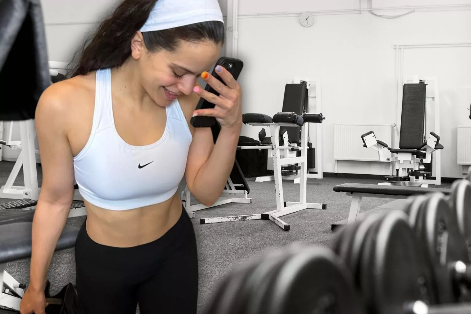 Rosalía durante una sesión de entrenamiento / Montaje CONSUMIDOR GLOBAL Rosalía durante una sesión de entrenamiento / Montaje CONSUMIDOR GLOBAL