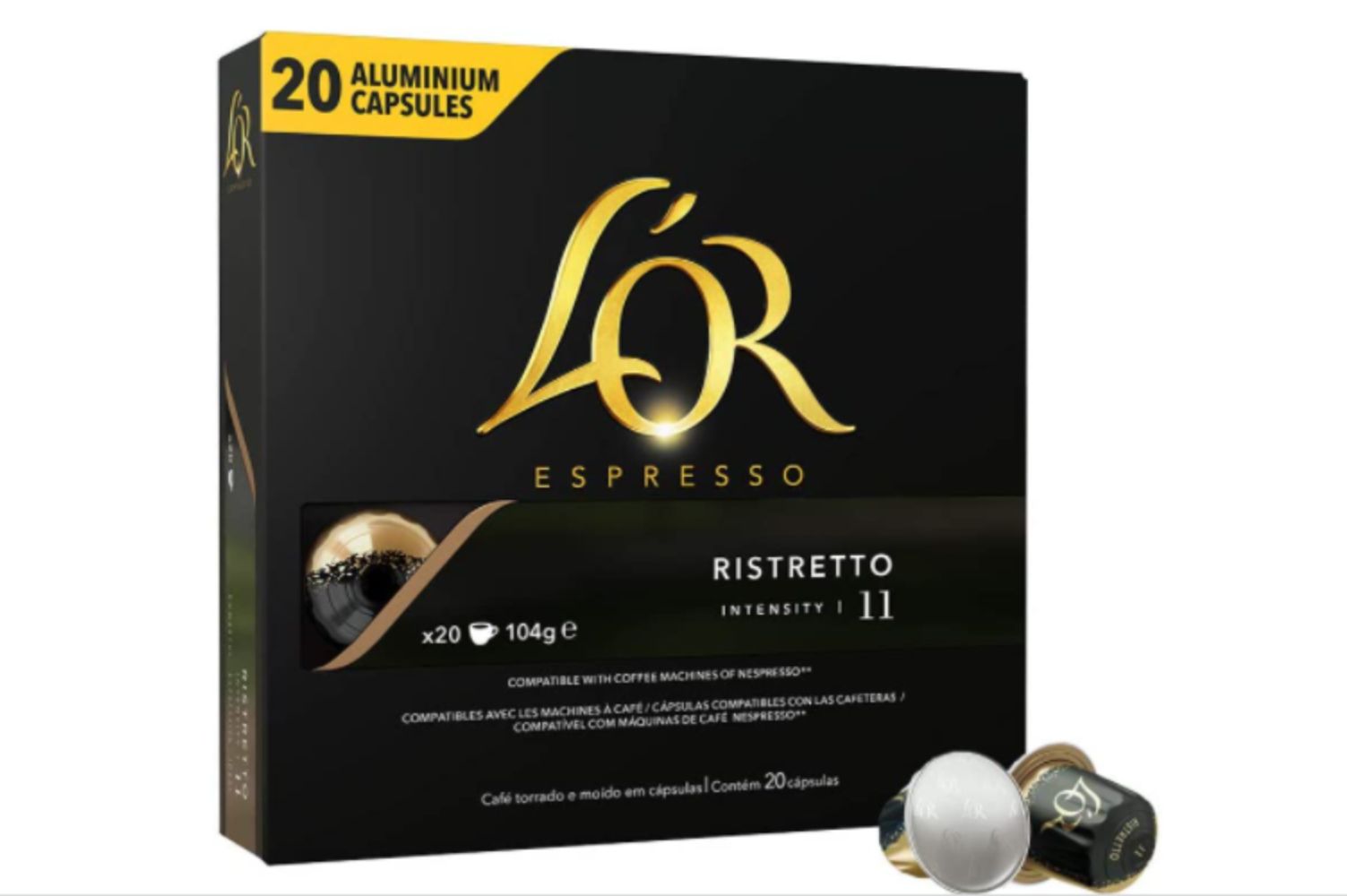 Café ristretto en cápsulas L'Or Espresso 