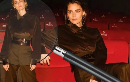 Analizamos la camisa de pana de Amaia Salamanca/ Montaje Consumidor Global Analizamos la camisa de pana de Amaia Salamanca/ Montaje Consumidor Global