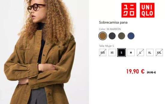 Camisa pana marrón / UNIQLO Camisa pana marrón / UNIQLO