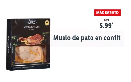 Muslo de pato en confit/ LIDL