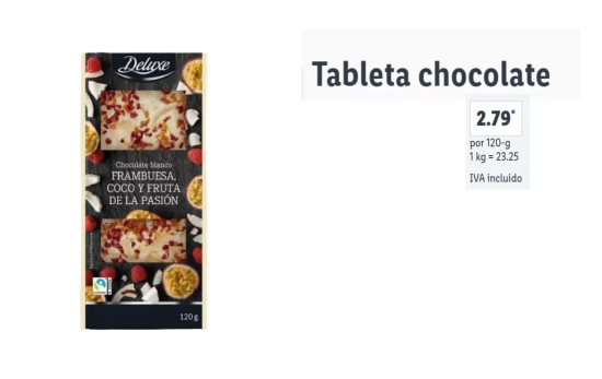 Tableta de chocolate/ LIDL