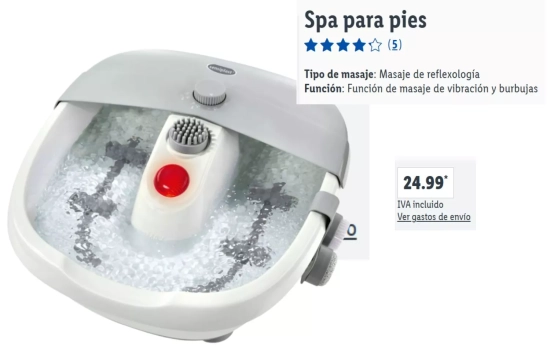 Spa para pies/ LIDL Spa para pies/ LIDL