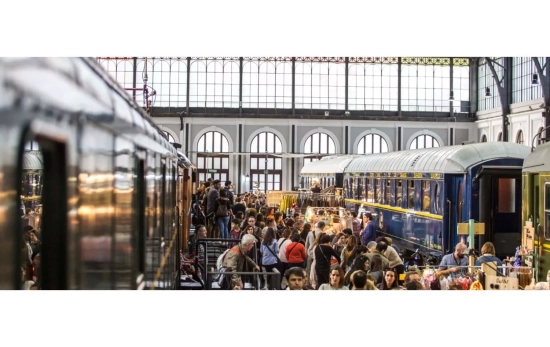 Una vista del interior del Museo del Ferrocarril / MERCADO DE MOTORES