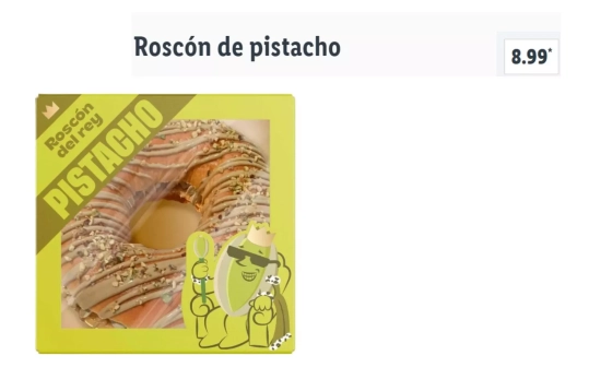 Roscón de pistacho/ LIDL