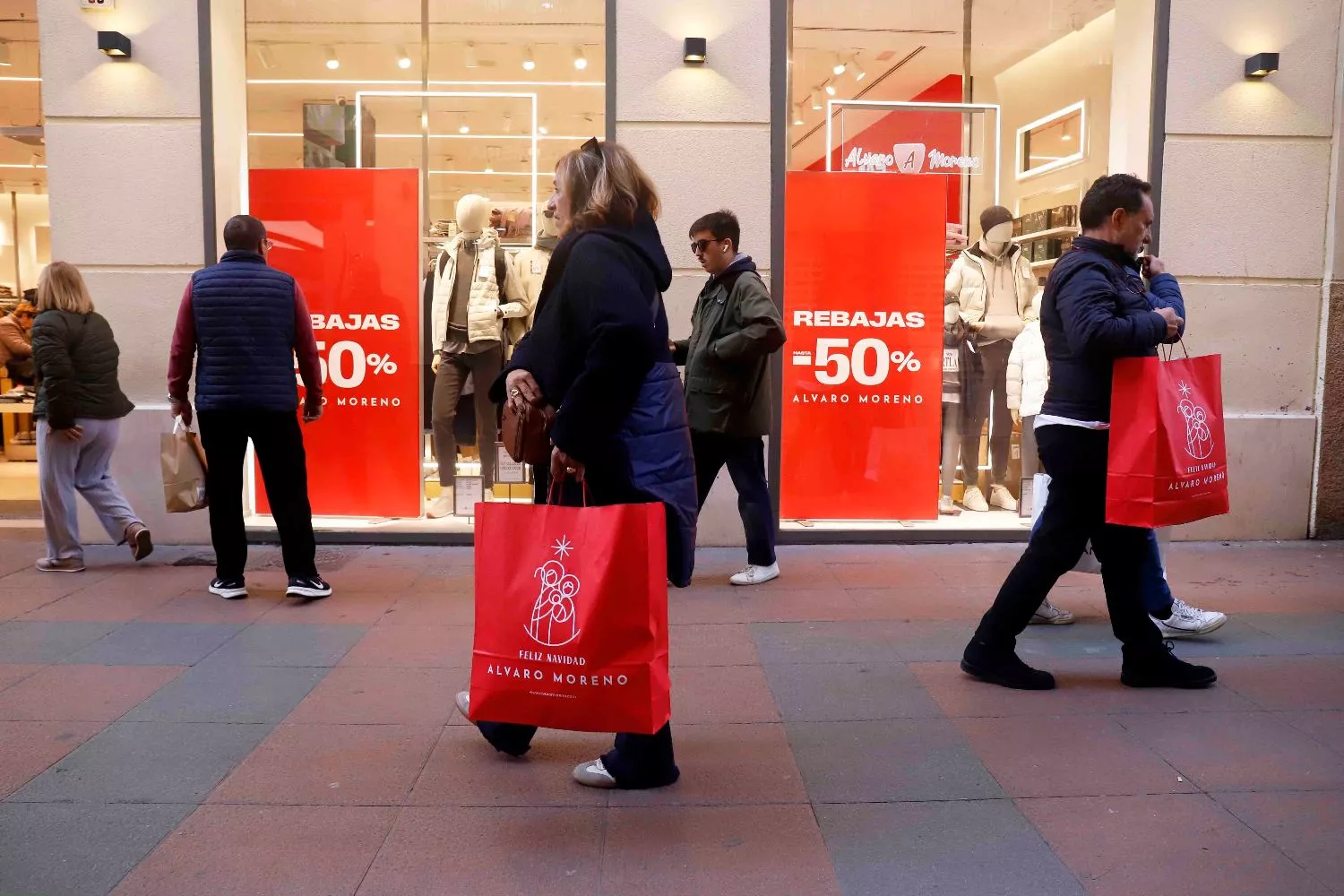 Comparadores durante las rebajas de enero