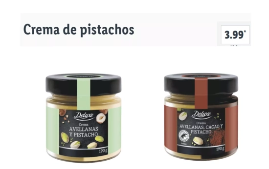 Cremas de pistacho/ LIDL