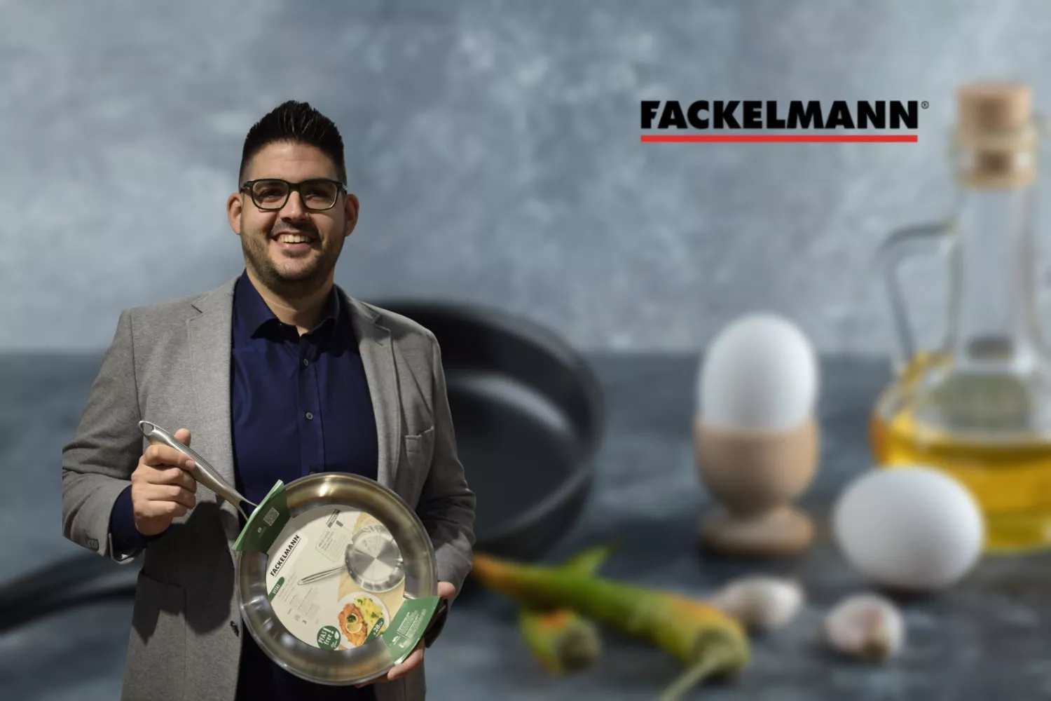 Saúl de la Torre, jefe de marketing y de producto de Fackelmann / Fotomontaje CG