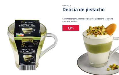 Delicia de pistacho/ ALDI Delicia de pistacho/ ALDI