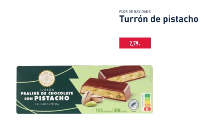 Turrón de pistacho/ ALDI Turrón de pistacho/ ALDI