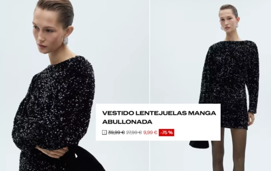 Vestido brillo/ MANGO OUTLET Vestido brillo/ MANGO OUTLET