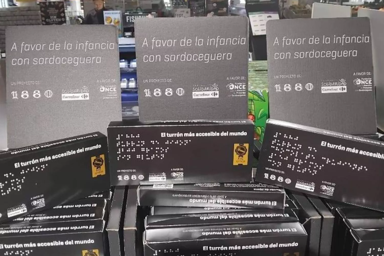 Los turrones más  accesibles del mundo / TURRONES 1880 - CARREFOUR