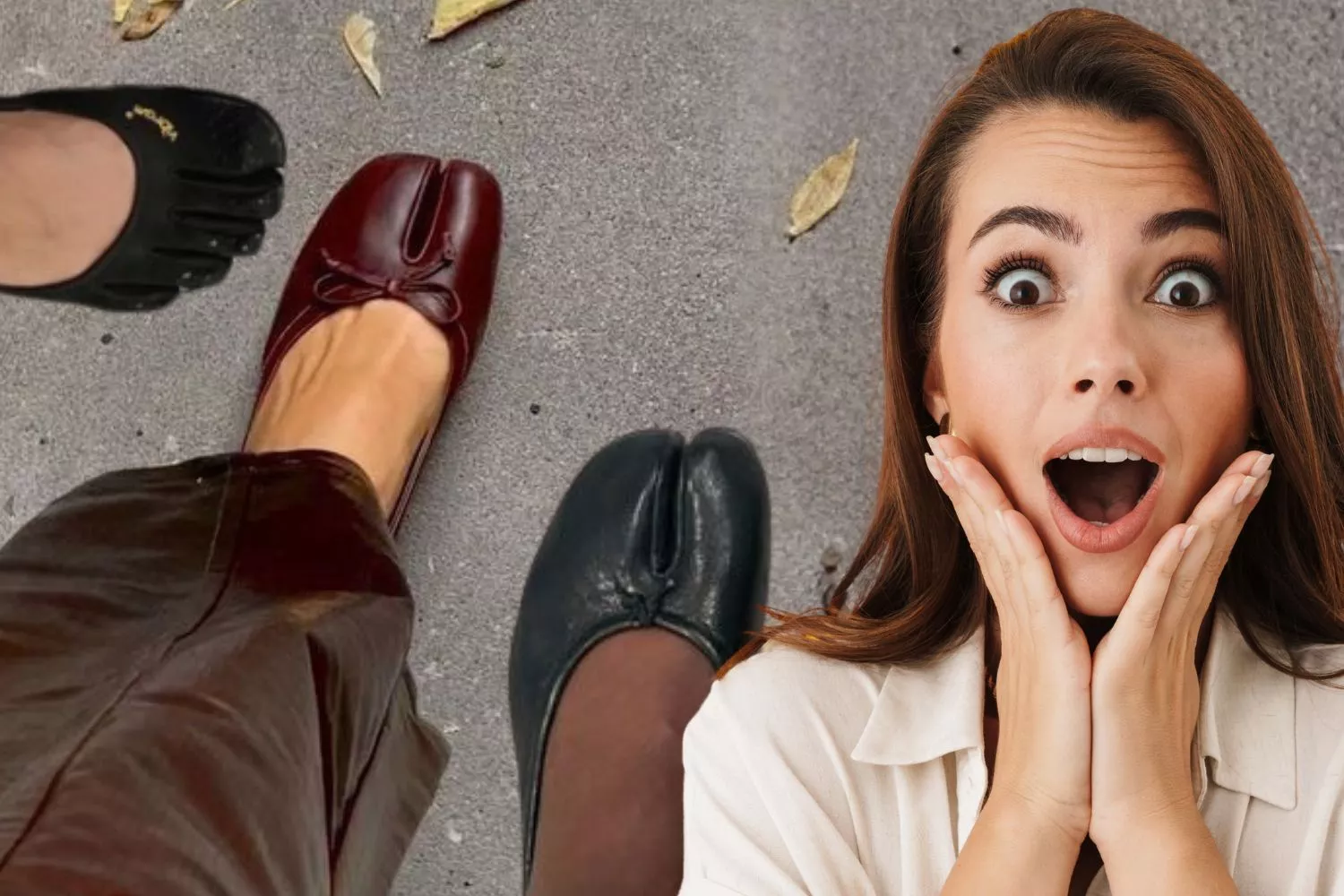  Una mujer y varios zapatos en tendencia esta temporada / Montaje CONSUMIDOR GLOBAL