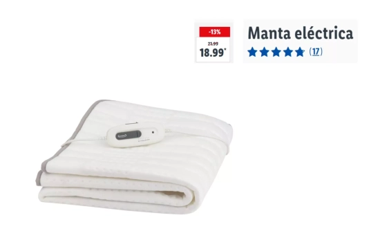 Manta eléctrica/ LIDL Manta eléctrica/ LIDL