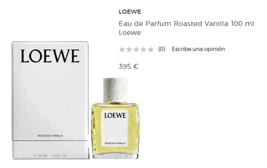 Loewe Crafted Collection – Roasted Vanilla/ ELCORTEINGLÉS Loewe Crafted Collection – Roasted Vanilla/ ELCORTEINGLÉS
