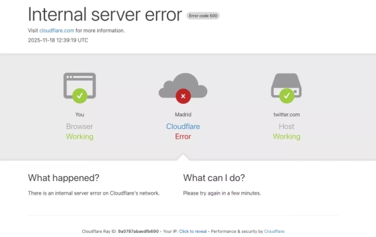 Fallo de Cloudflare   CAPTURA