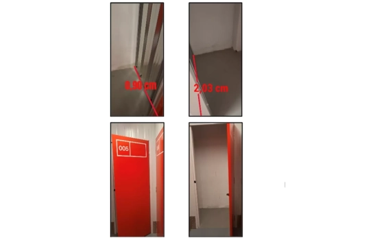 Las medidas del módulo 005 de Cabe Trasteros / CEDIDA