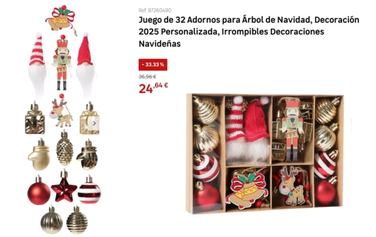 Adornos navideños/ LEROY MERLIN