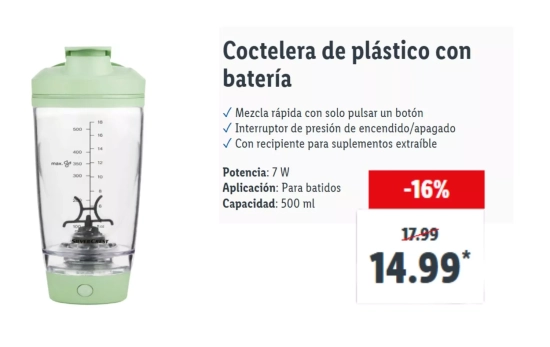 Batidora con batería/ LIDL
