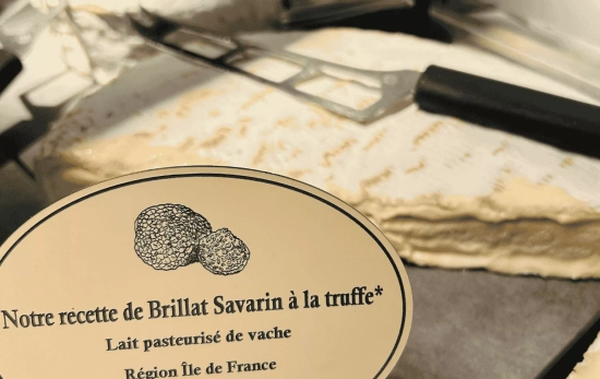 El queso brillat savarin trufado