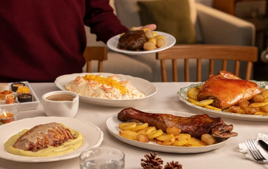 Idea de presentación de los platos preparados de Navidad de Mecadona/ CEDIDA