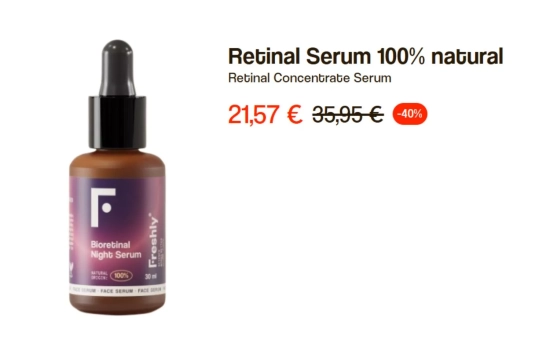 Retinal Serum 100% natural/ FRESHLY Retinal Serum 100% natural/ FRESHLY