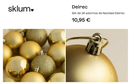 Bolas Navidad distintos tamaños/ SKLUM Bolas Navidad distintos tamaños/ SKLUM