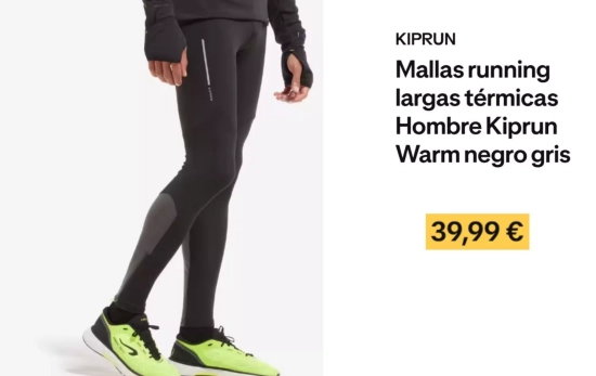 Mallas térmicas/ DECATHLON