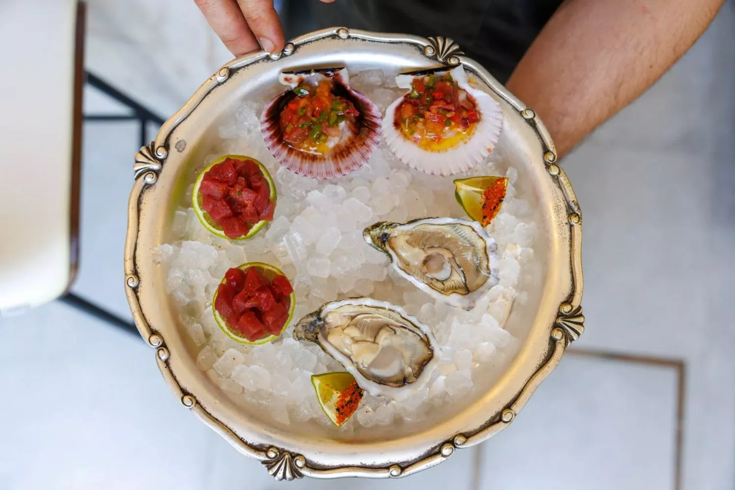 Un plato del restaurante El Ángelus, con Solete Repsol / CEDIDA